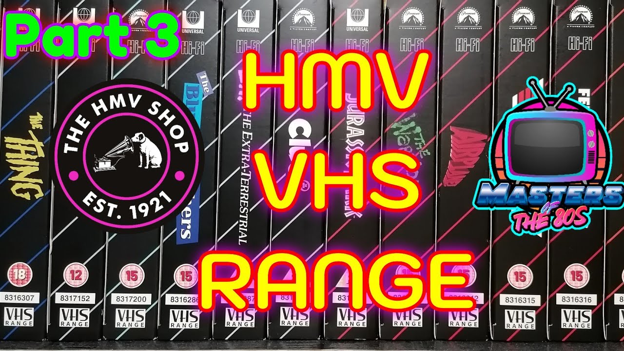 HMV VHS Range Blu Ray Collection Part 3.