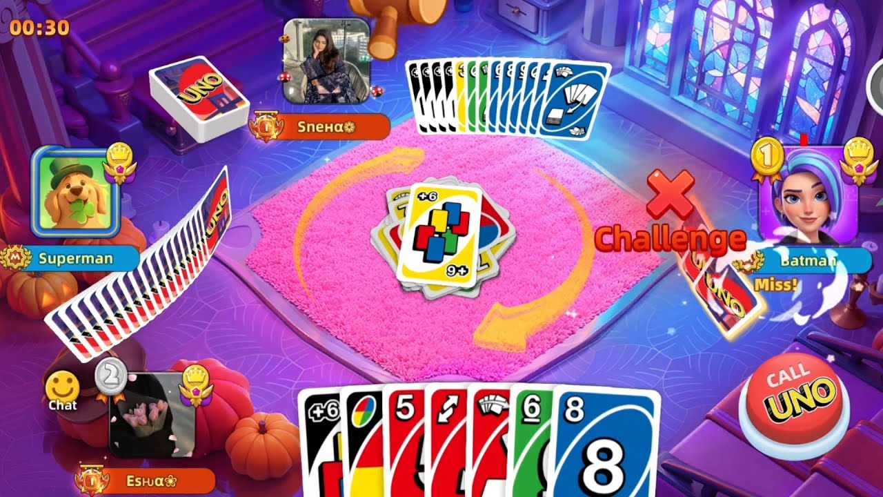 UNO! Mobile Game | Go Wild x1000 (wild +6)