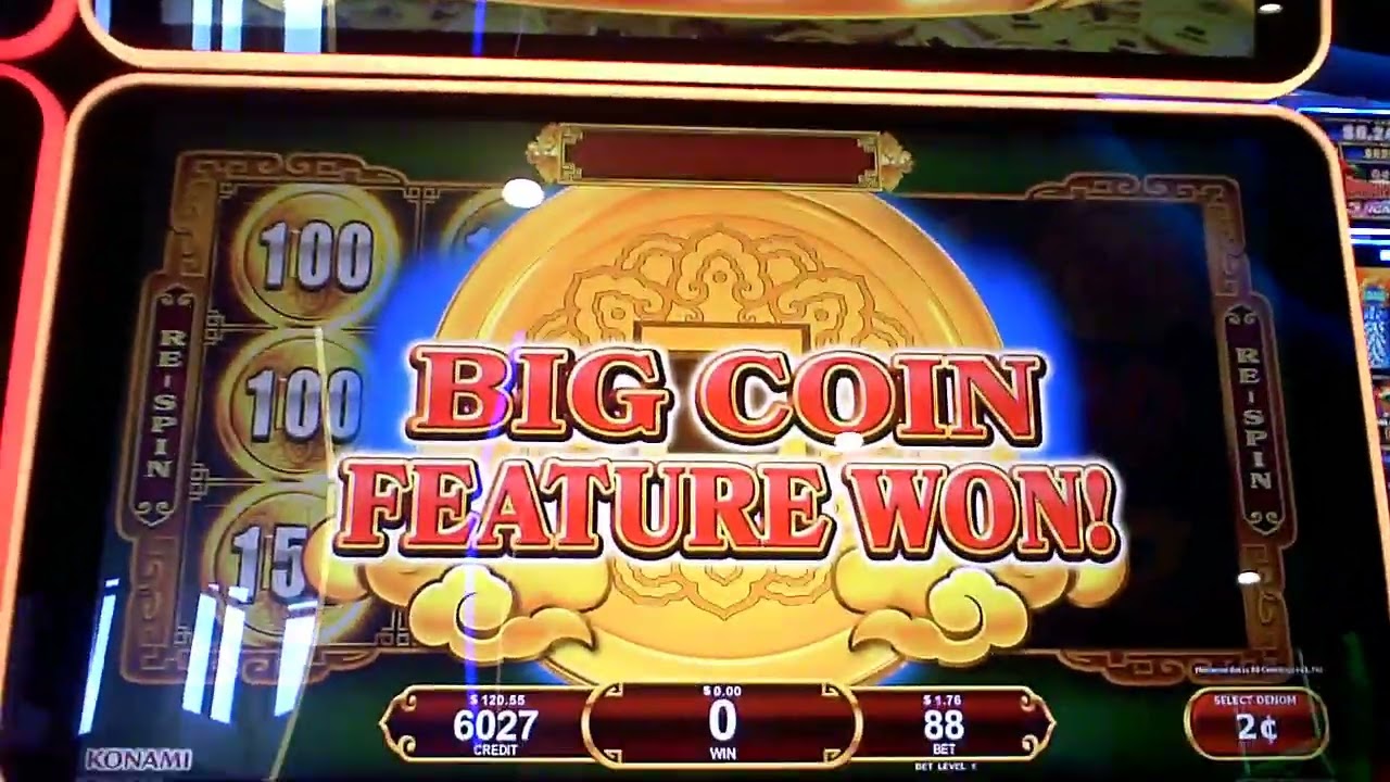 Stuffed Coin Pig Slot Machine NICE WIN Line Hit & Bonus