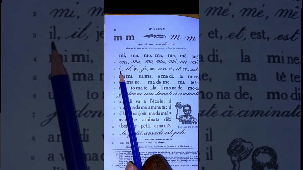 Étude syllabique m m m m