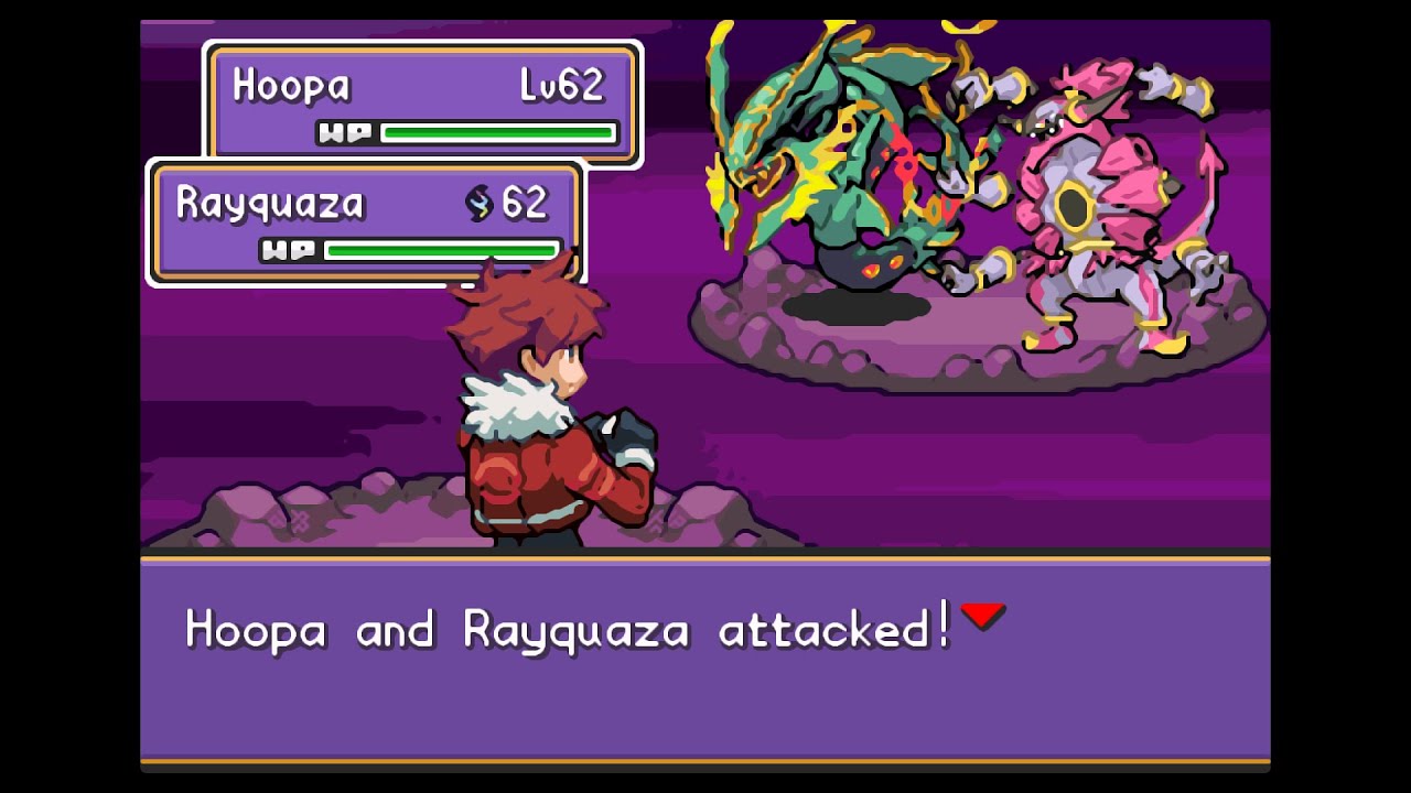 Pokemon Unbound - vs. Mega Rayquaza & Hoopa Unbound (Capped Insane 2.0.2)