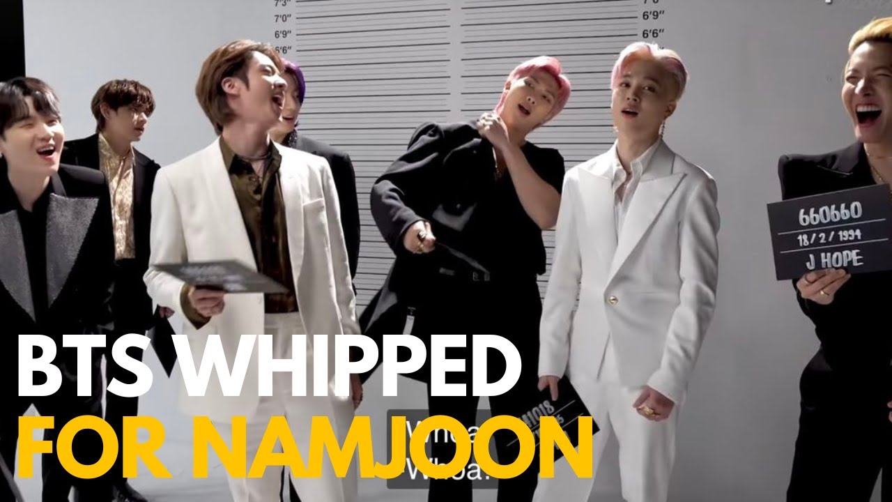 namjoon has BTS whipped for his buff chest & sexy brain