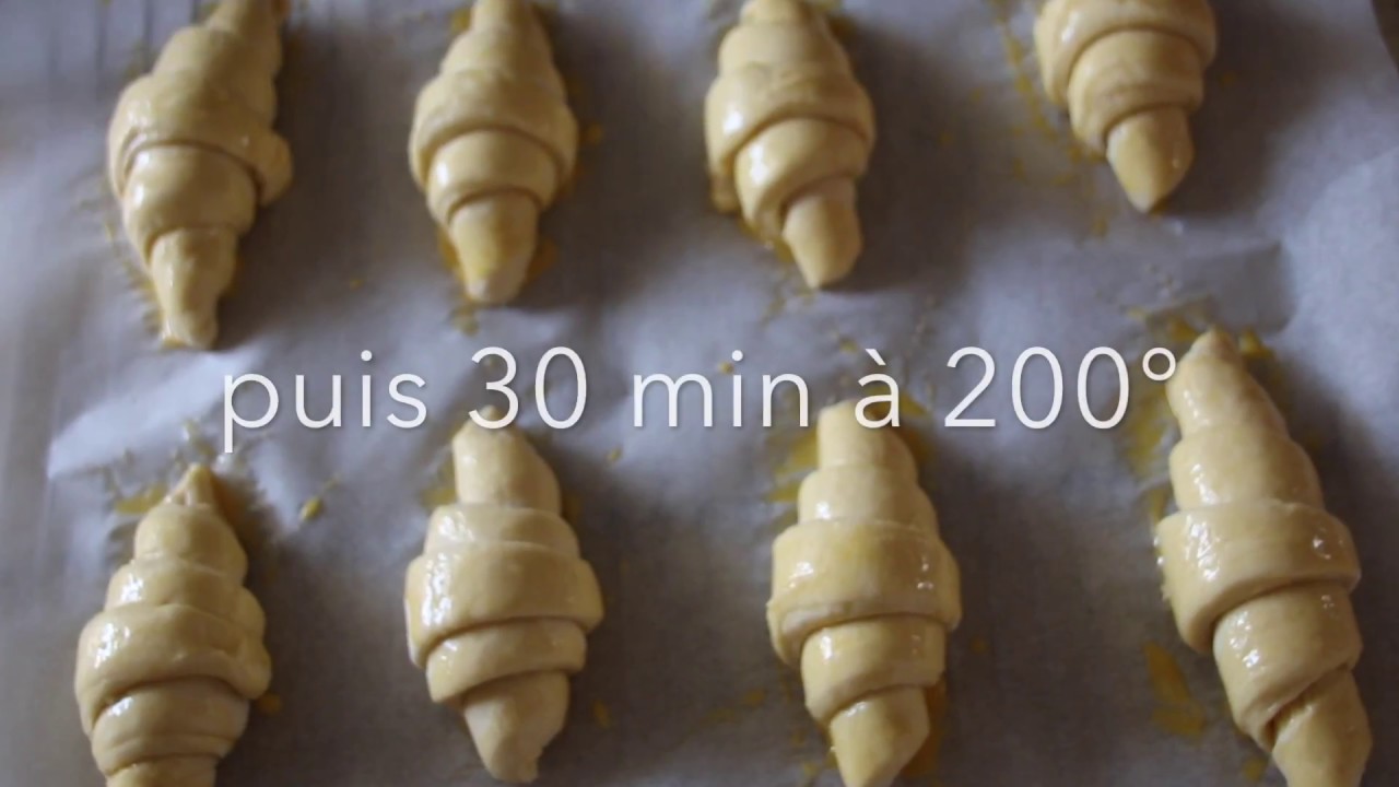 croissants au beurre recette facile et rapide