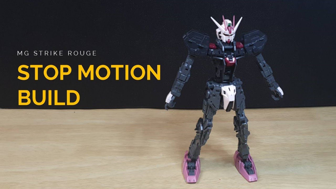 MG Strike Rouge |  Noob creates a stop motion build