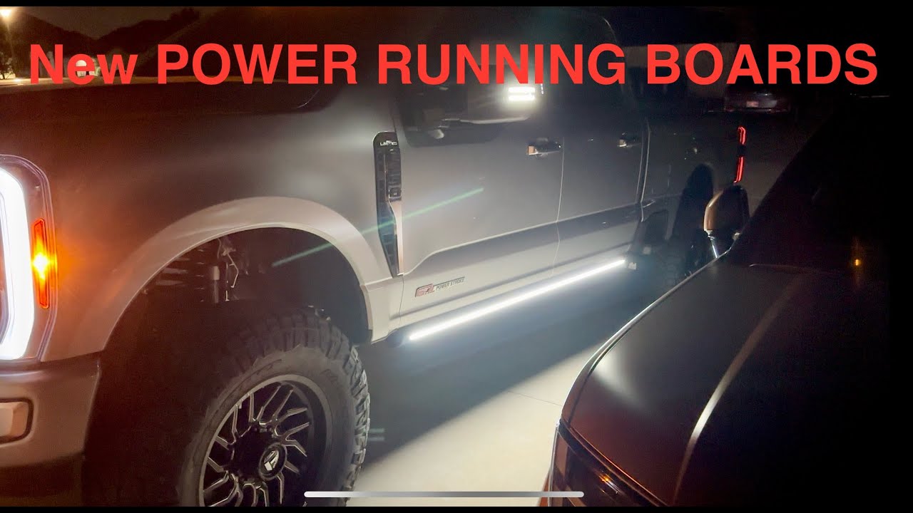 BEST POWER RUNNING BOARDS..WITH LIGHTS! BOOST AUTO LUMASTEP M2