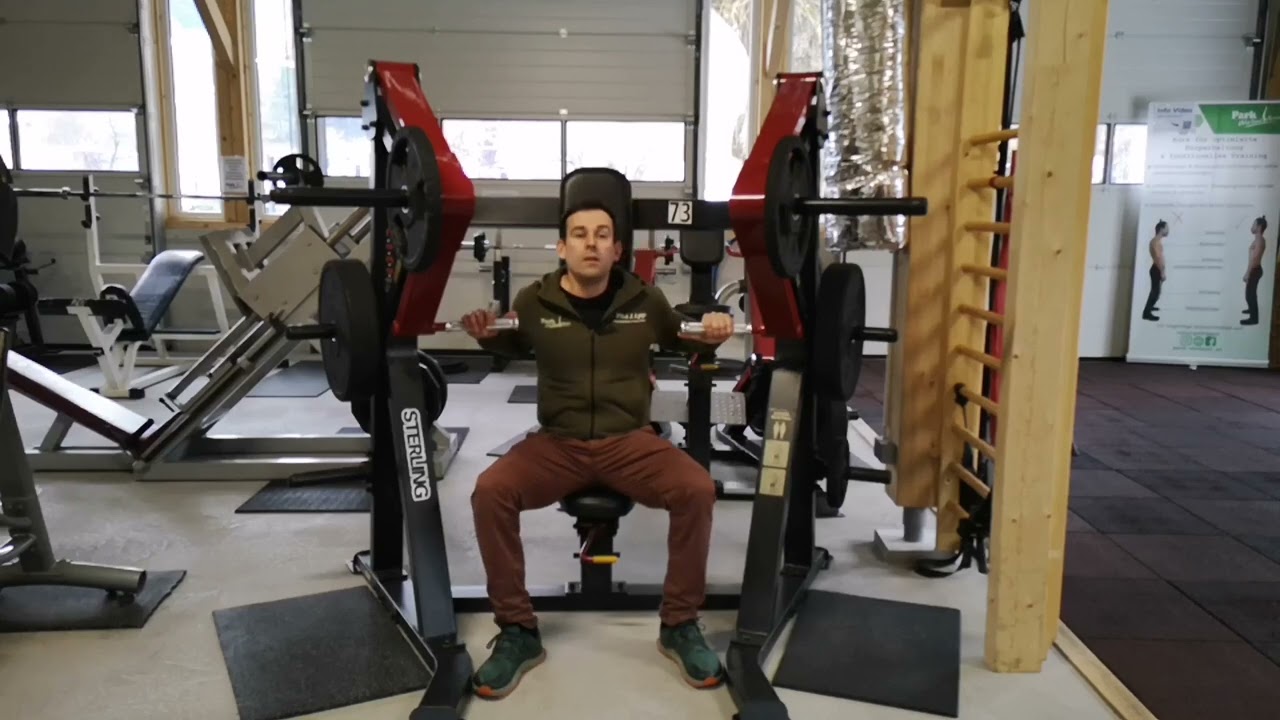 Brustpresse plate loaded - in der Park Workout Area