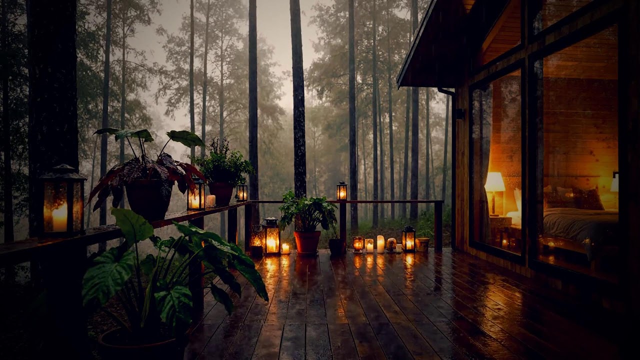 Sleep Music for Balanced Sleep 🧭 Anxiety Relief, Deep Rest, Mental Stability, Rain Sound