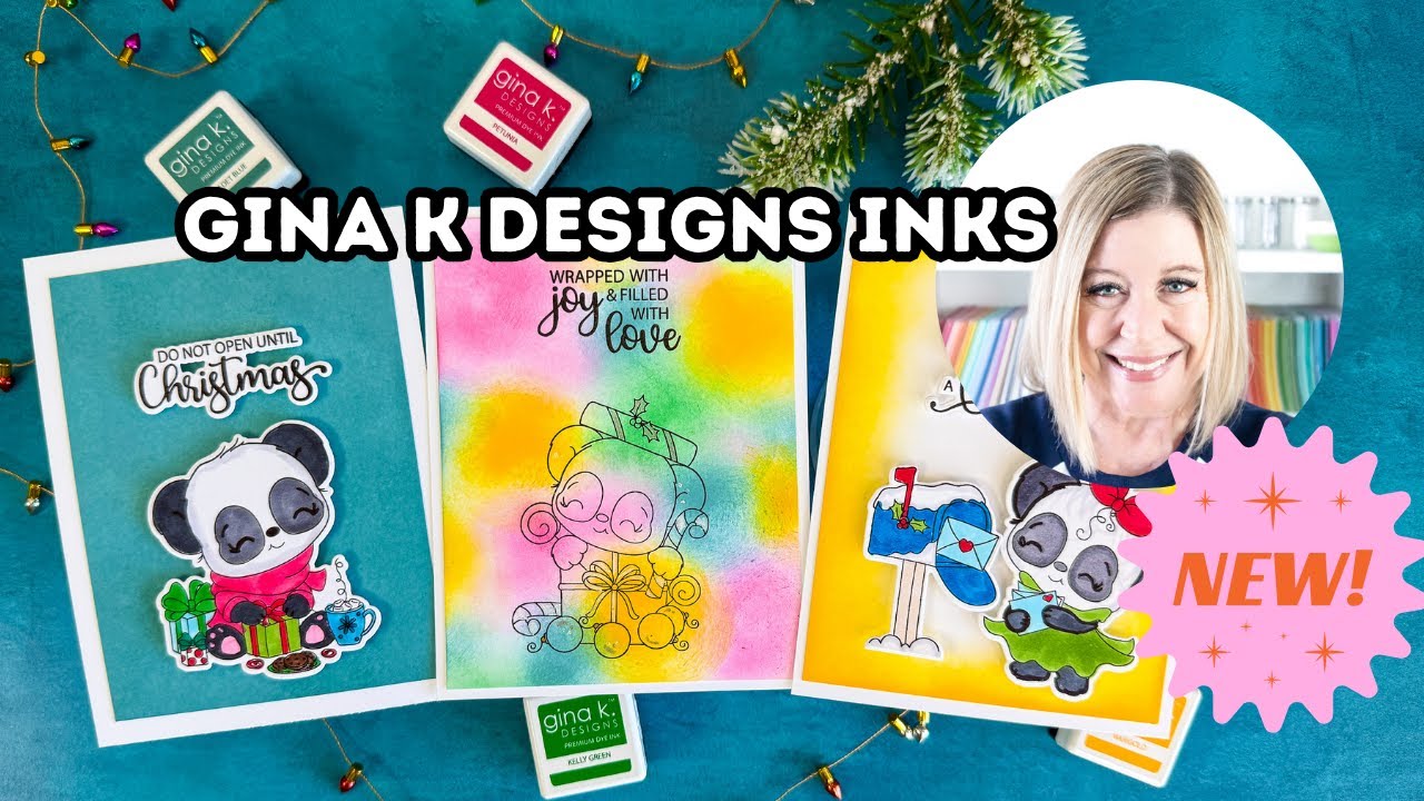 НОВЫЕ великолепные чернила Gina K Designs