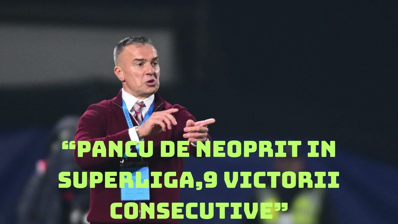 Pancu de neoprit in Superliga, 9 victorii consecutive.