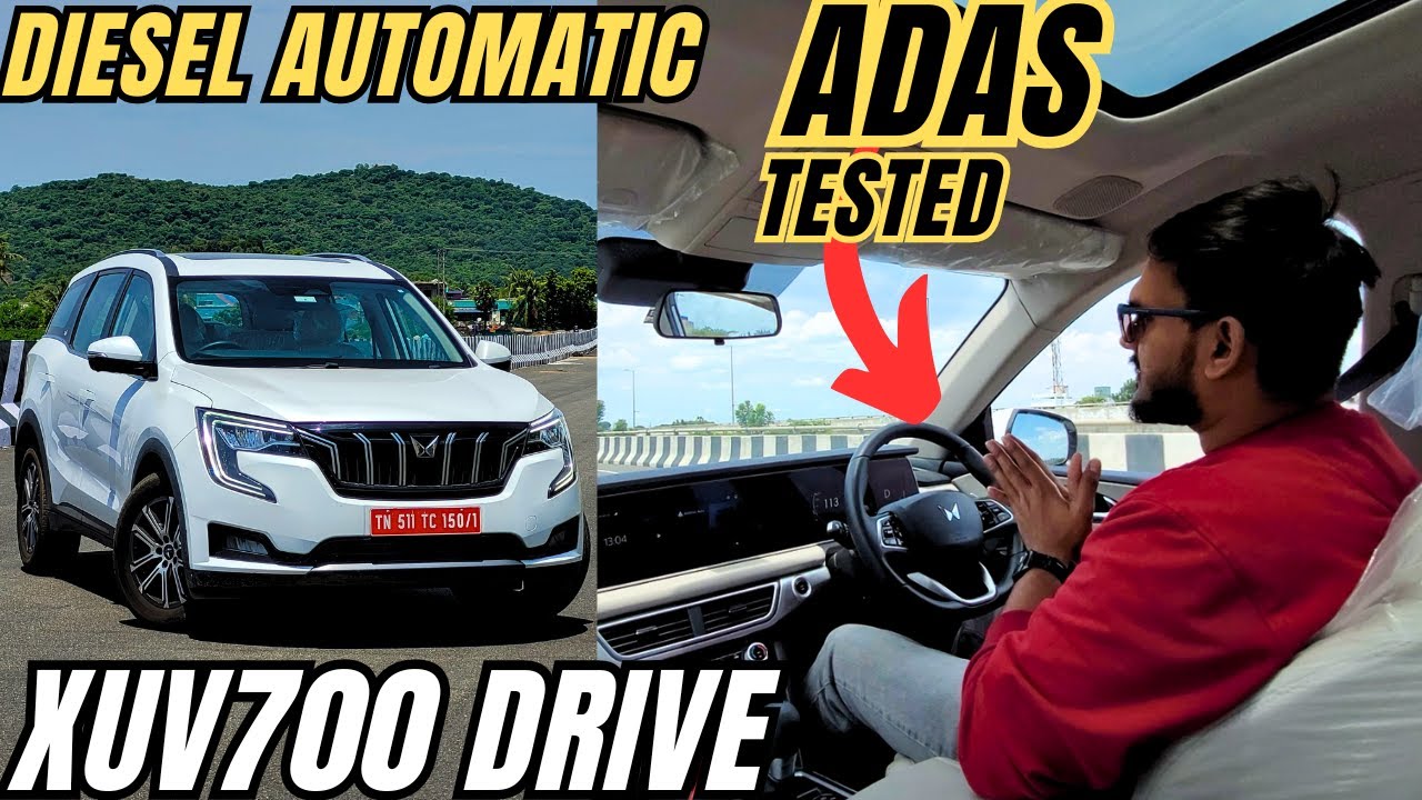 XUV700 2023 Diesel Automatic Drive Review | ADAS Tested😱 | XUV700 Diesel Drive Review Tamil