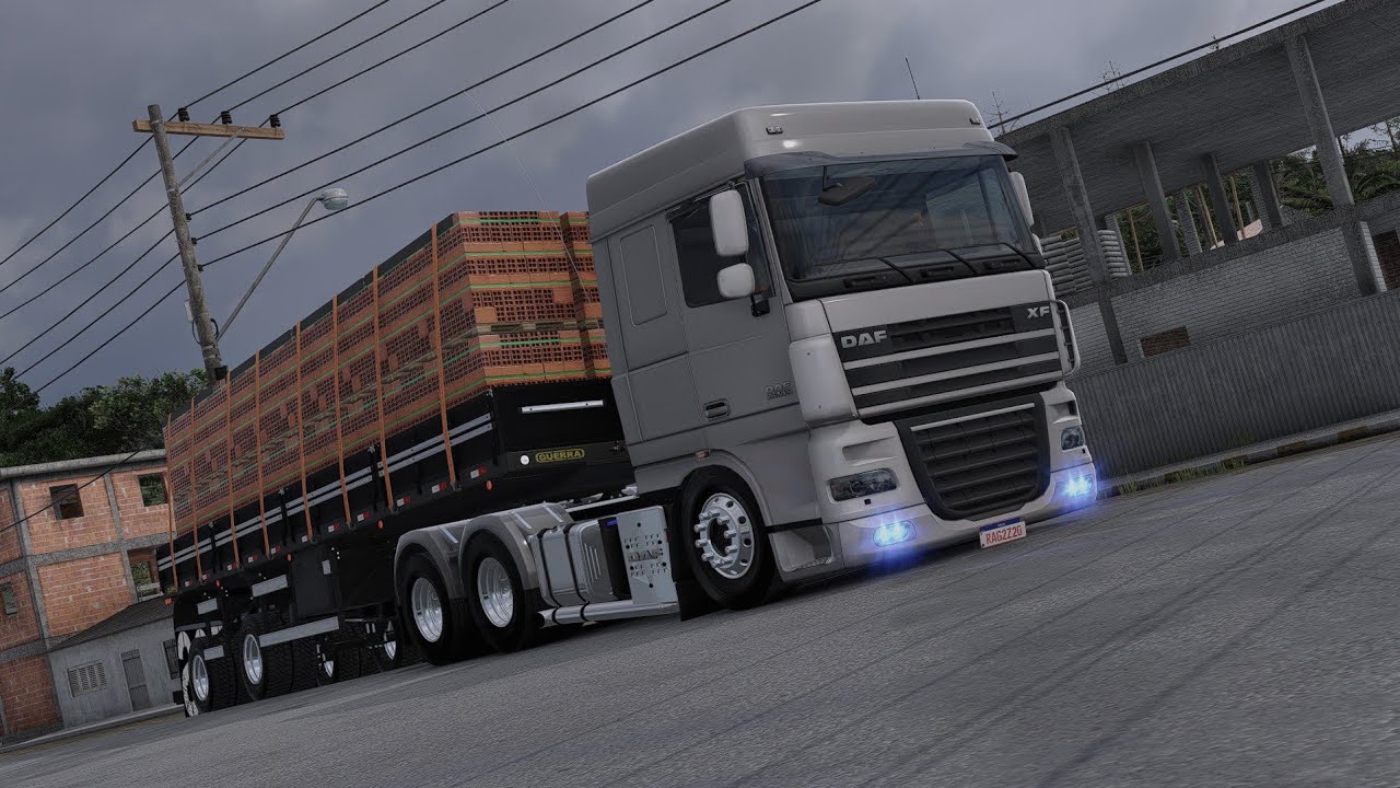 DAF QUALIFICADO NA 2 EIXOS VIAGEM INSANA MAPA ELDORADO PRO Euro Truck Simulator 2