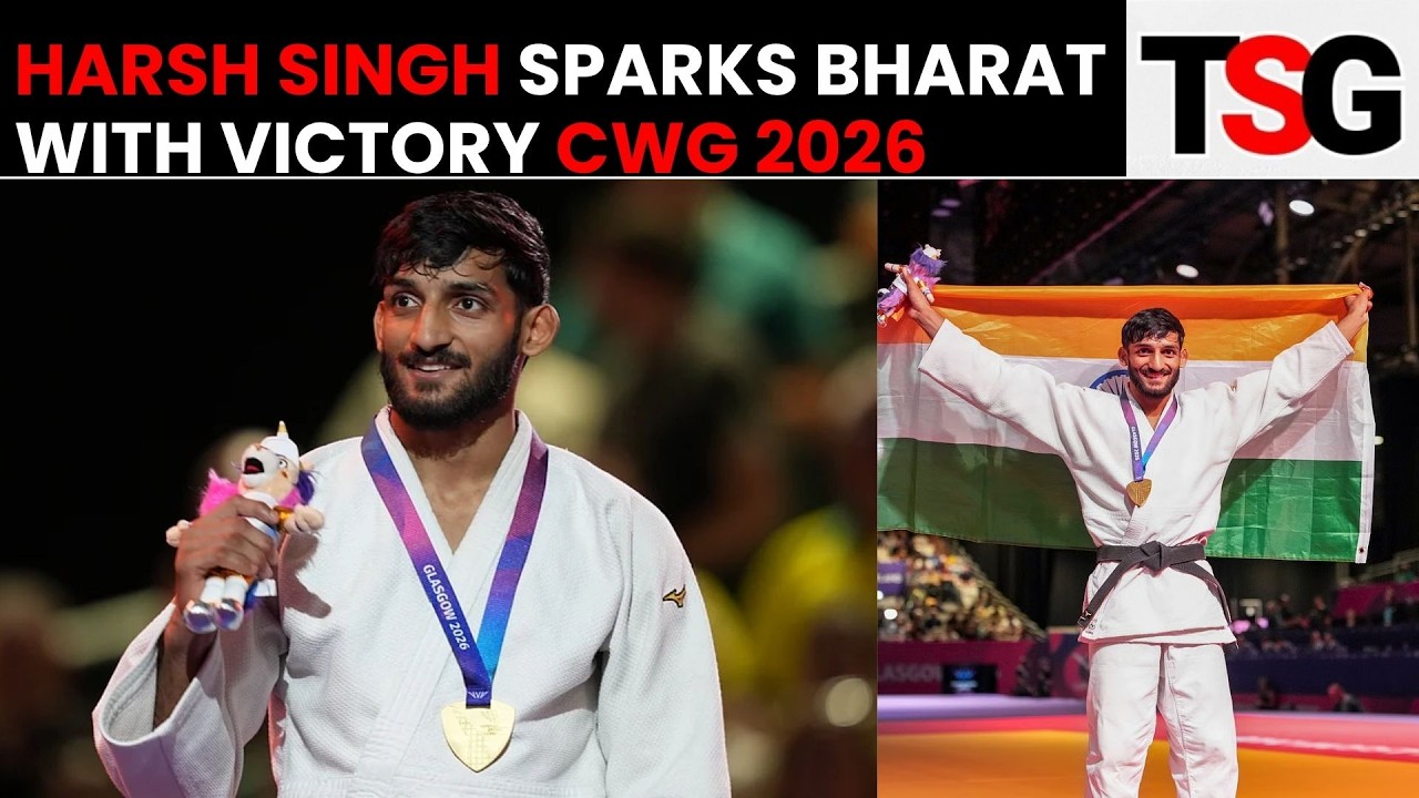 CWG 2026 Harsh Singh Wins India Second Judo Gold Boosts Medal Tally To Nineteen | TSG