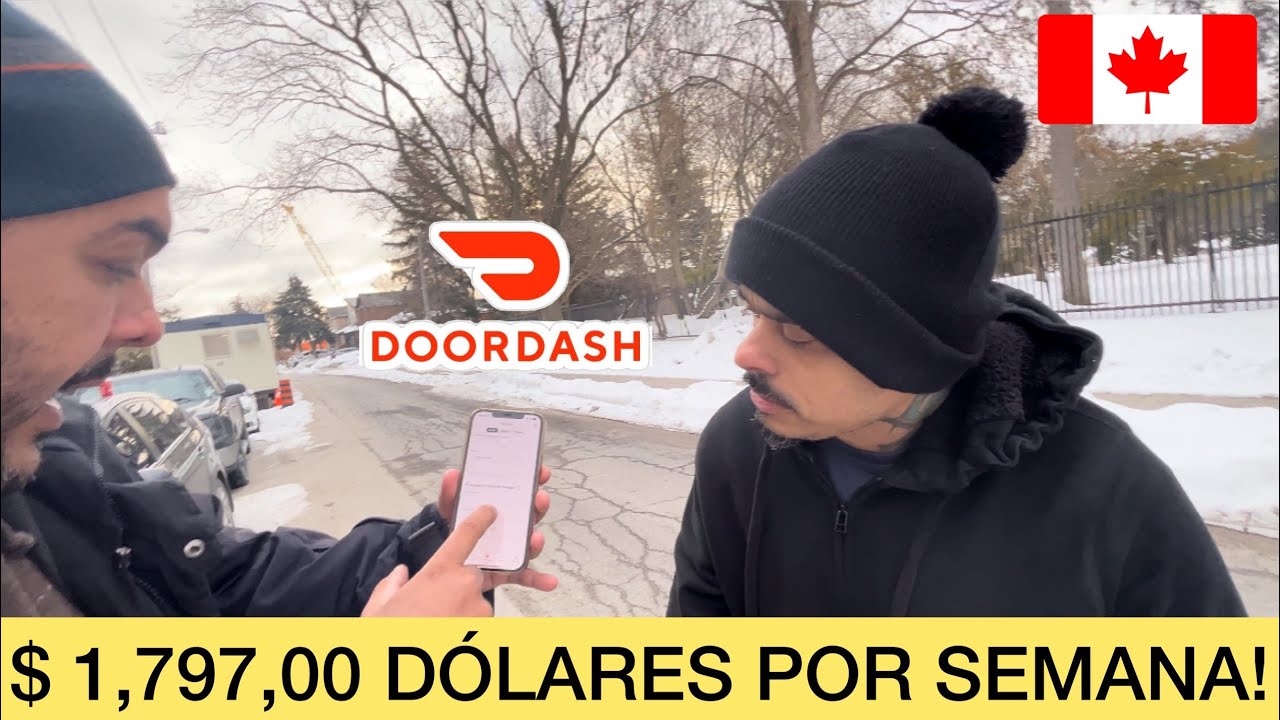 ! $ 1,797,00 dólares por semana entregador de comida 🥘 no Canadá 🇨🇦 ( método completo como fazer?