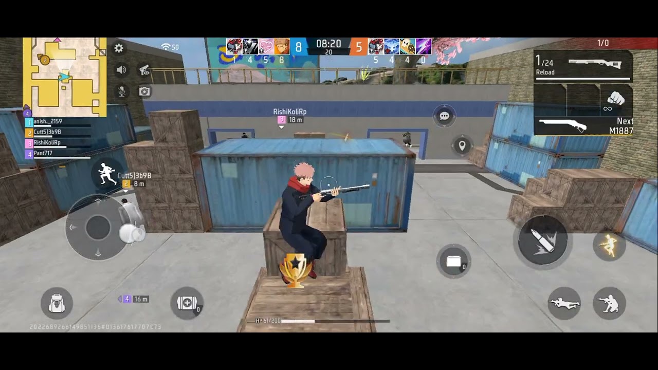 Free fire gaming 😎🔥 Weapon Master Victory watch till end for Victory 