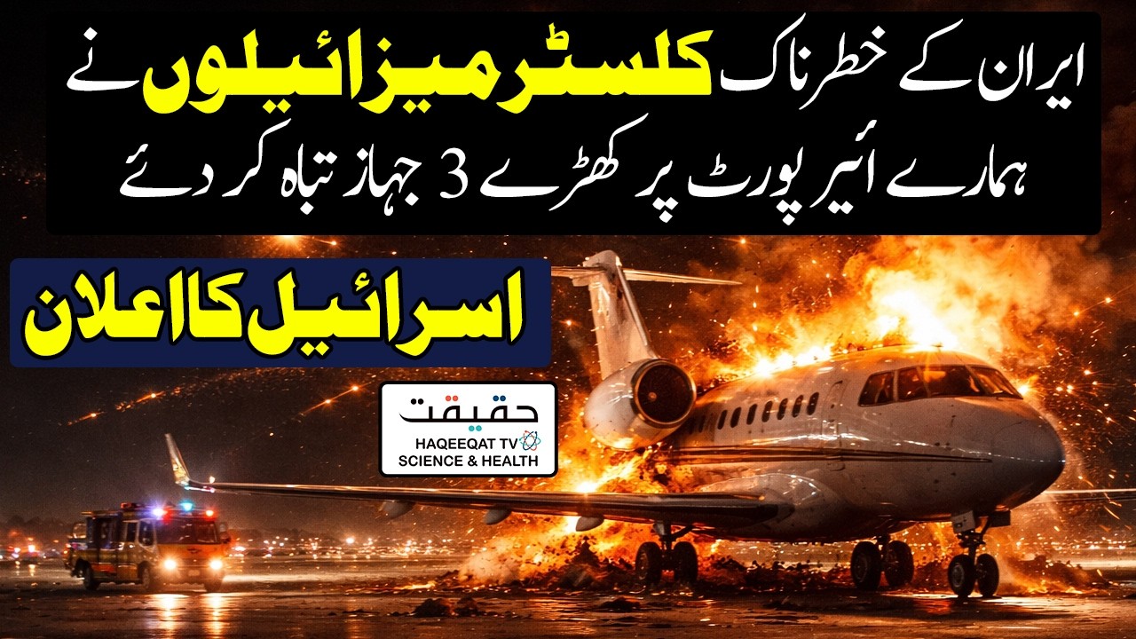 Iranian Cluster Missiles Target Three Private Planes at Ben Gurion Airport