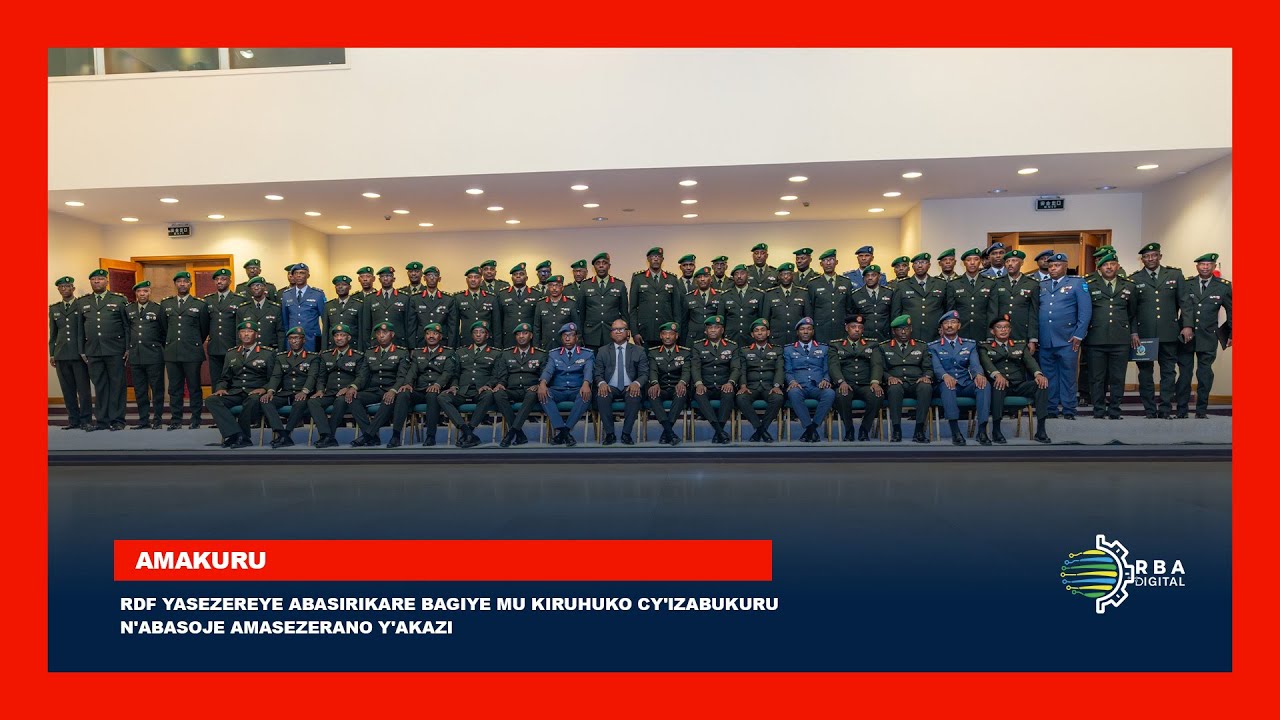 RDF yasezereye abasirikare bagiye mu kiruhuko cy'izabukuru n'abasoje amasezerano y'akazi
