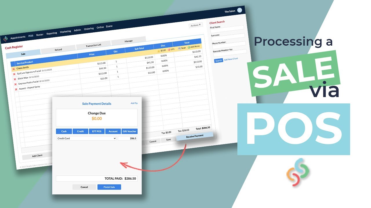 How to Process a Sale Through POS