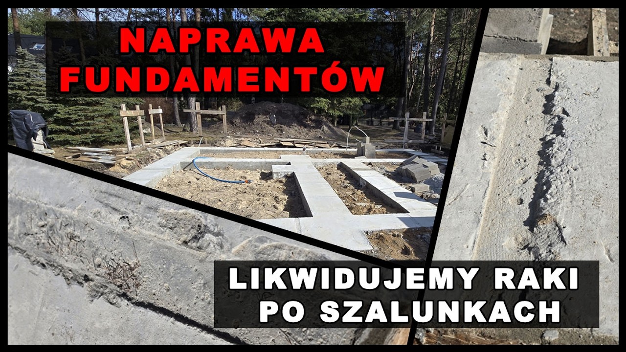 Tak wygląda rzeczywistość na budowie. Naprawiamy raki po szalunkach!