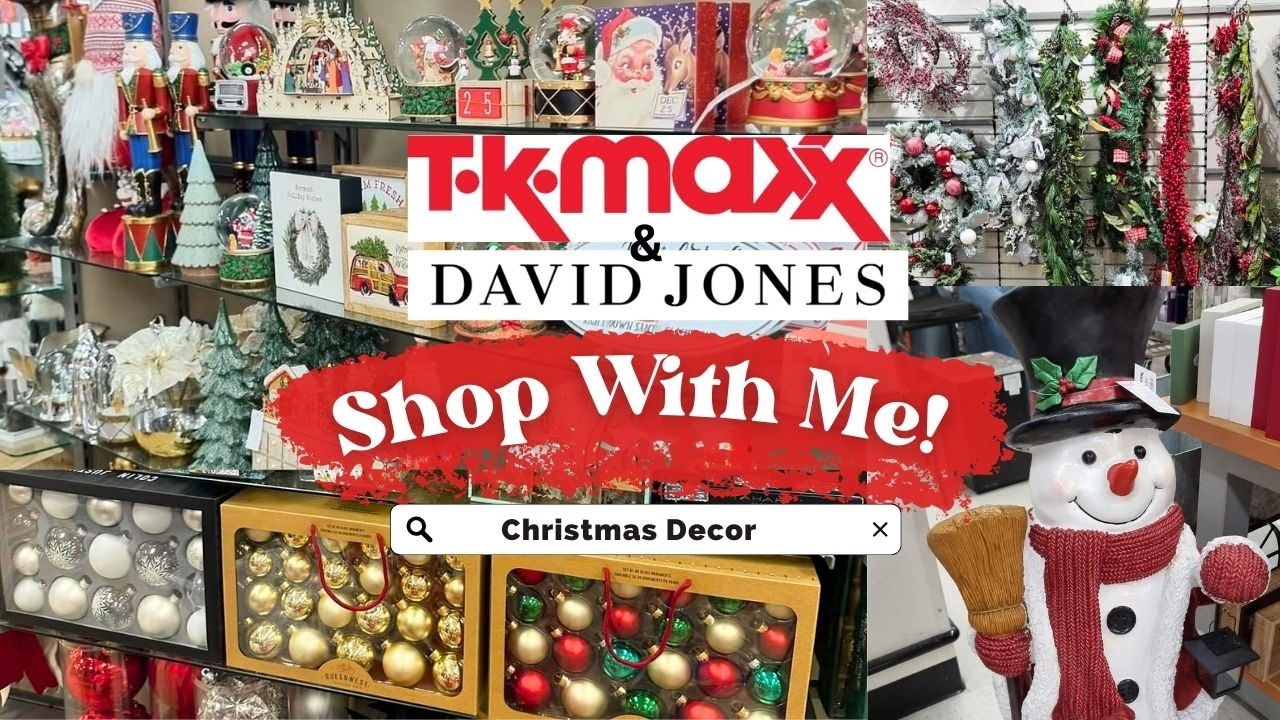 TKMAXX Christmas 2024 🎄 Shop With Me 🎄 David Jones AUS | High End Christmas Decor | Craft Supplies