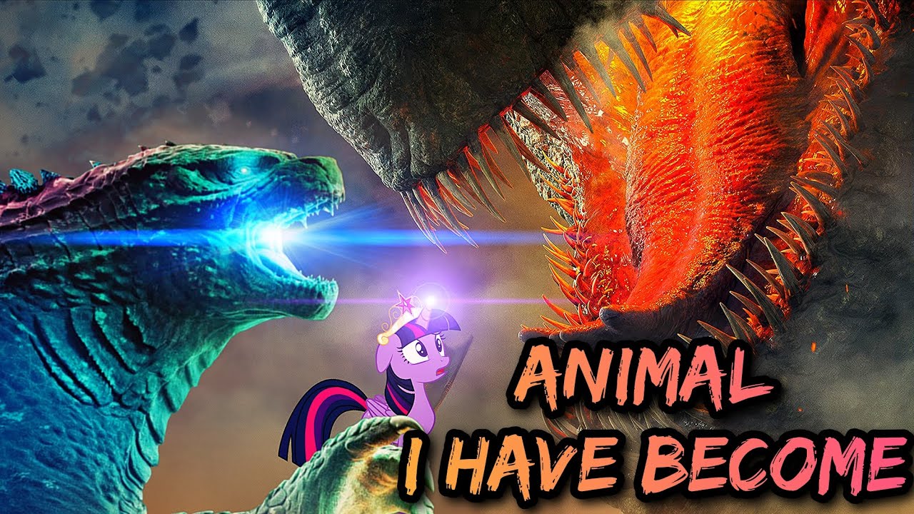 Godzilla & Twilight Sparkle vs. Red Death (Godzilla x MLP vs. How to Train Your Dragon)