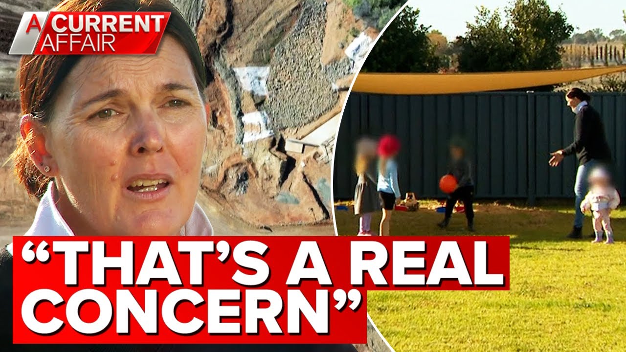 Asbestos material dumped next to daycare centre raises alarms | A Current Affair