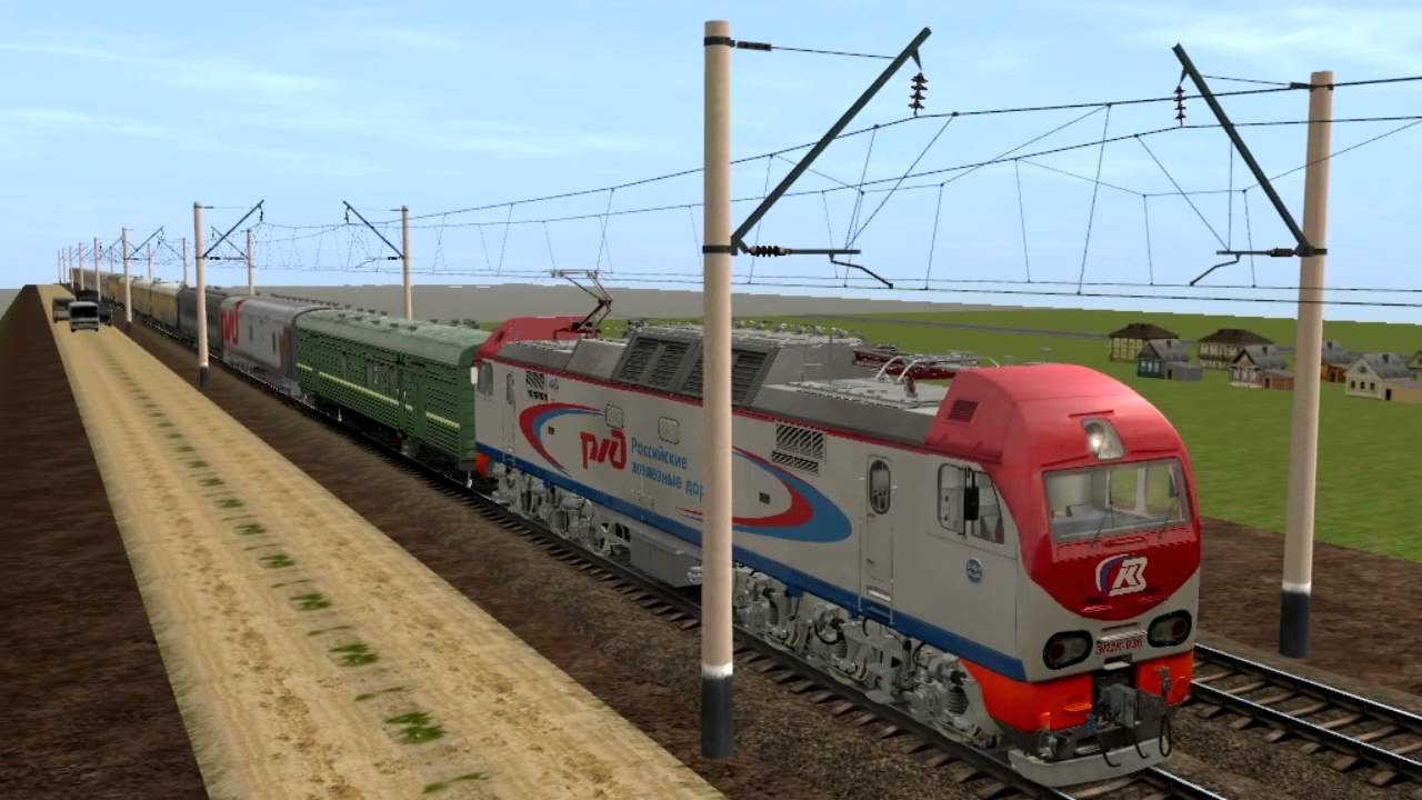 Запуск ПС в TRAINZ 2012/ ЭП2К-036