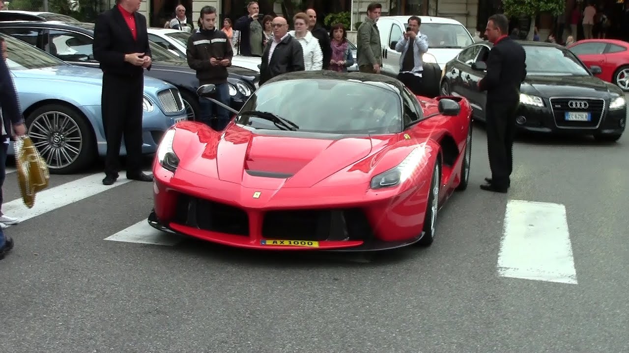Ferrari LaFerrari from Luxembourg - Loud sounds