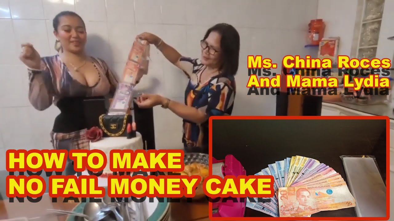 HOW TO MAKE NO FAIL MONEY CAKE Tutorial Money Pulling Cake Tutorial  #ACMCSweets
