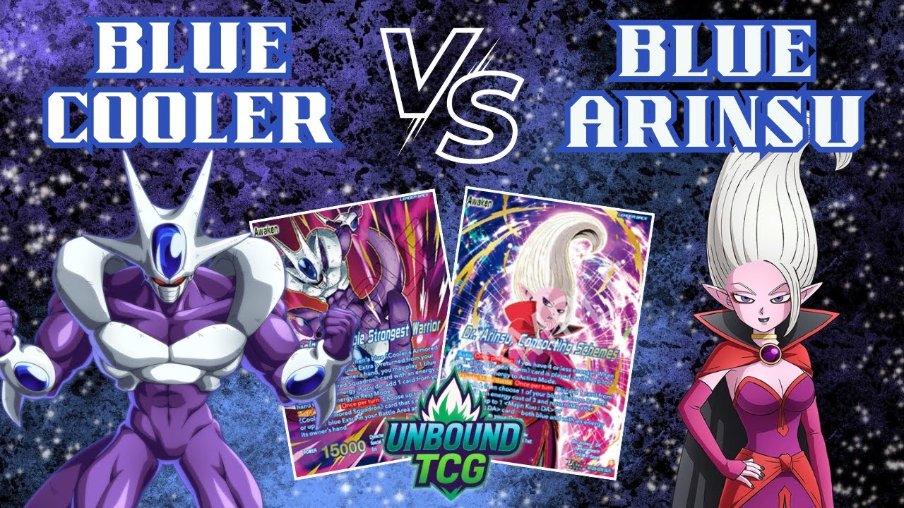 New BLUE COOLER vs. BLUE ARINSU Gameplay! | DBCSG Fearsome Rivals
