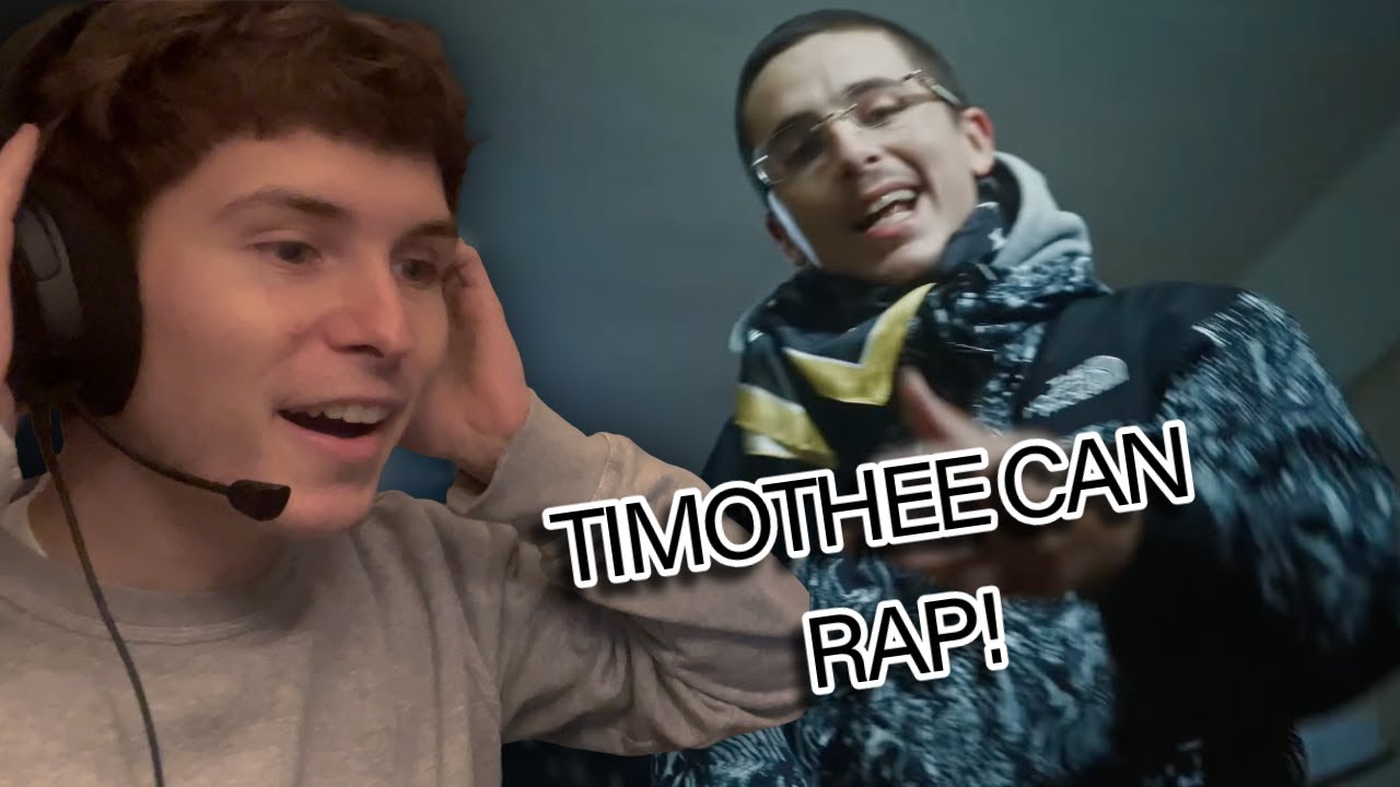 REACTING TO TIMOTHÉE CHALAMET ON THE 4RAWS REMIX - ESDEEKID