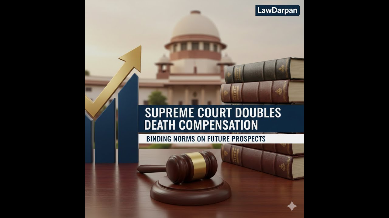 Supreme Court Enhances Motor Accident Compensation to ₹20.80 Lakh | Future Prospects Mandatory