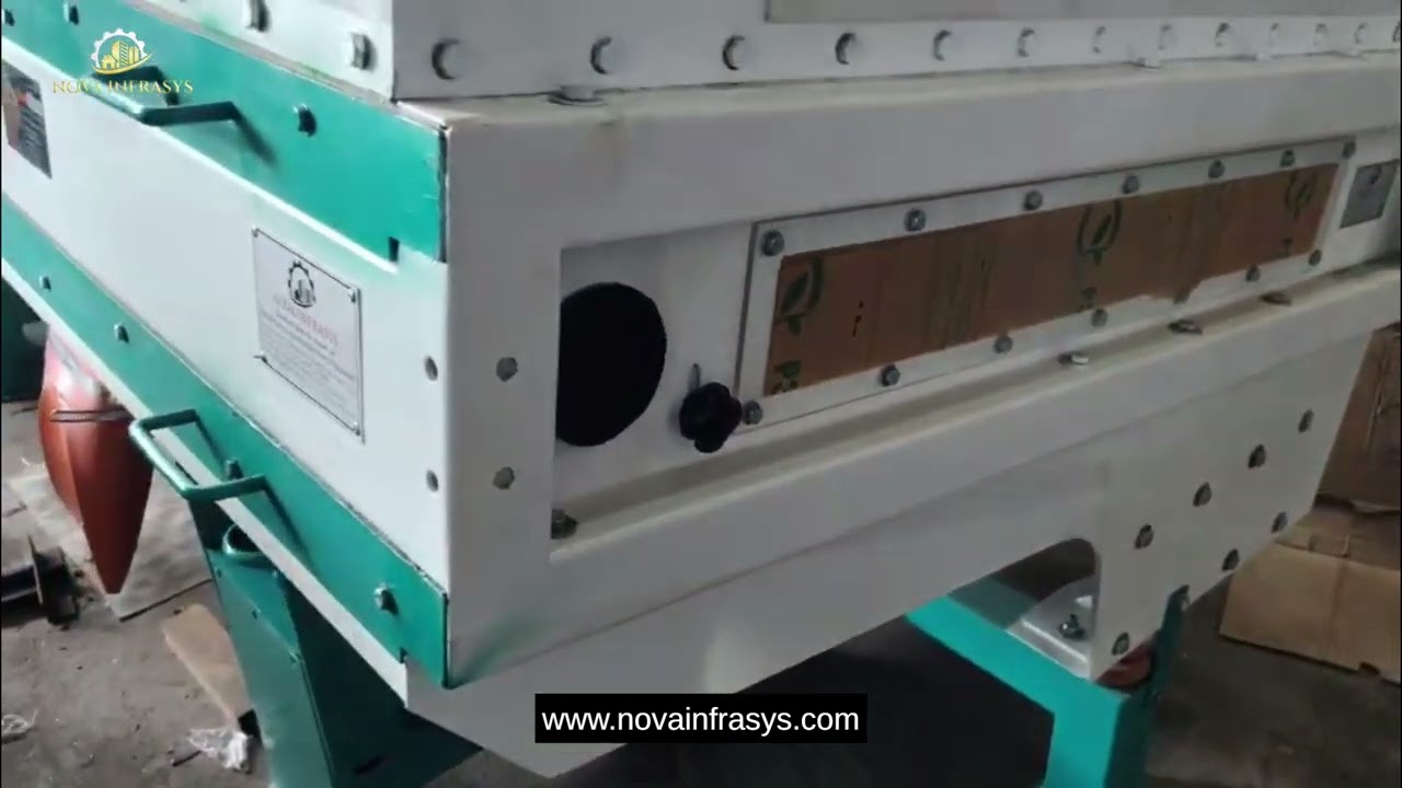 Nova Infrasys Destoner Machine | Grain Cleaning Solution for Pulses, Wheat, Rice, Maize & Soya
