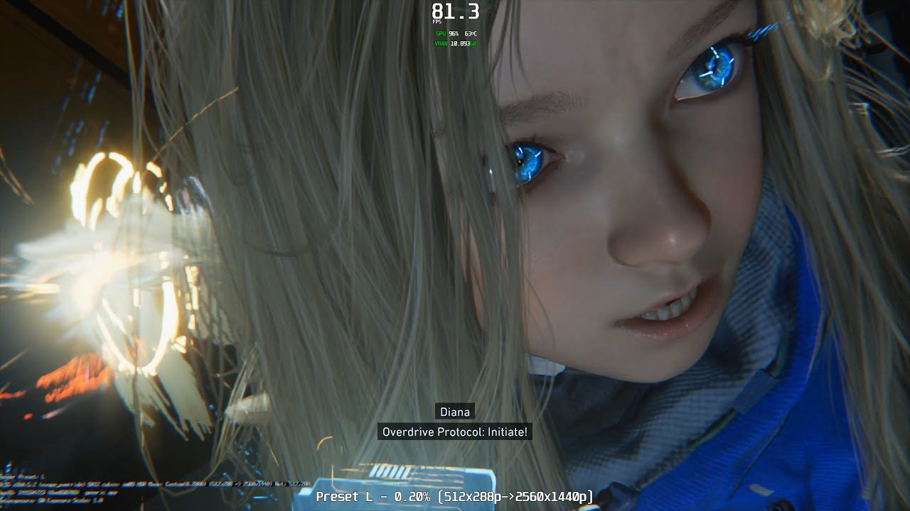 Played 288p upscaled with DLSS 4.5 K, L, M Native Transformer Model 1 vs 2nd Gen (Fullscreen)