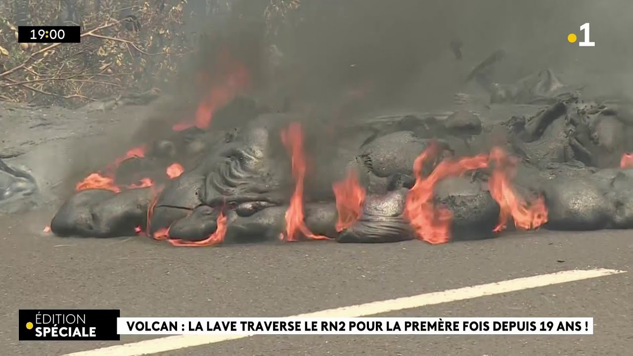 La coulée qui traverse la route, un événement