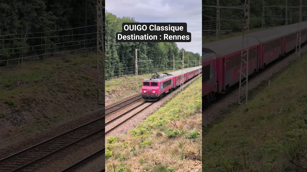 OUIGO Classique pour Rennes #train #ouigo #sncf #corail #intercites
