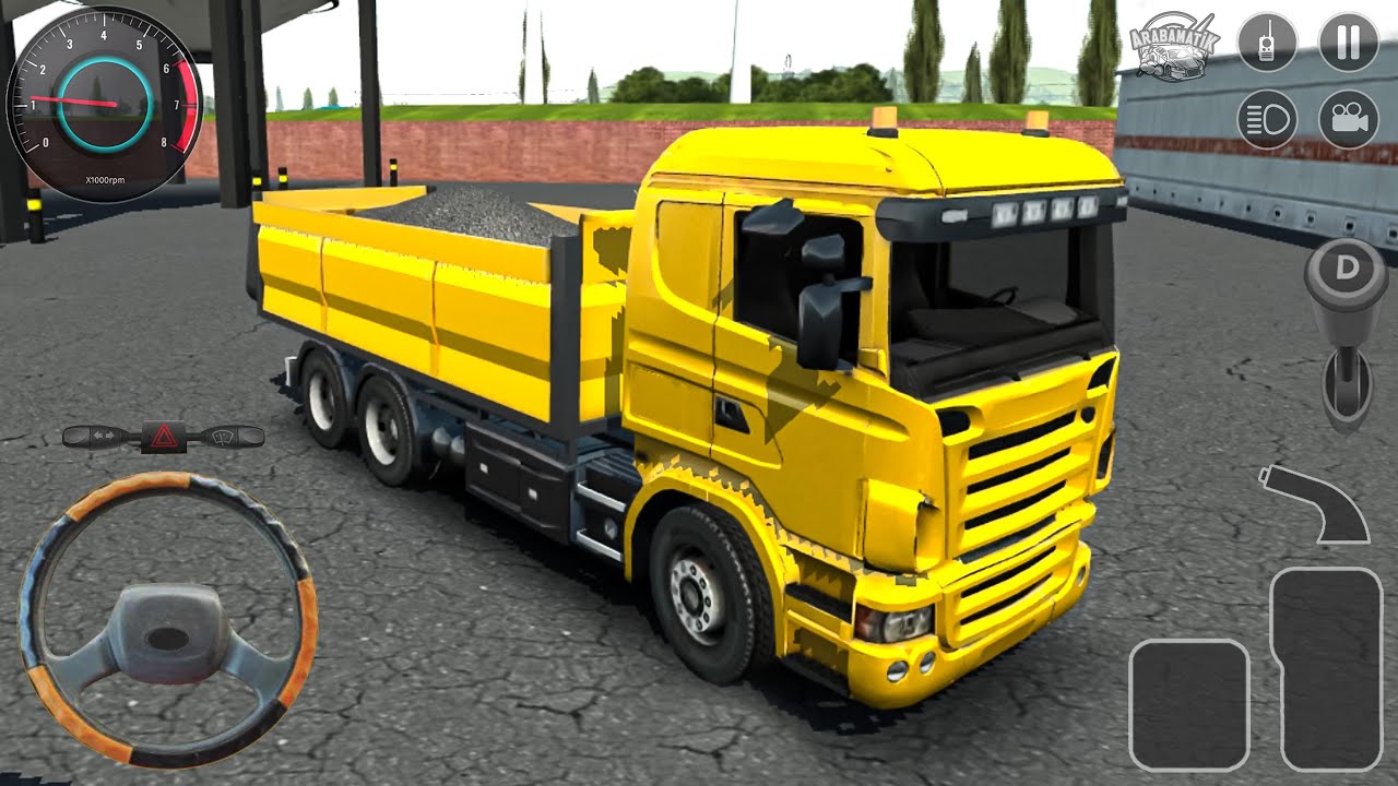 Kamyon ve Kep&ccedil;e S&uuml;r&uuml;ş Oyunu - İnşaat Sim&uuml;lat&ouml;r Oyunu - Drive Simulator 2025 #2 - Android GamePlay