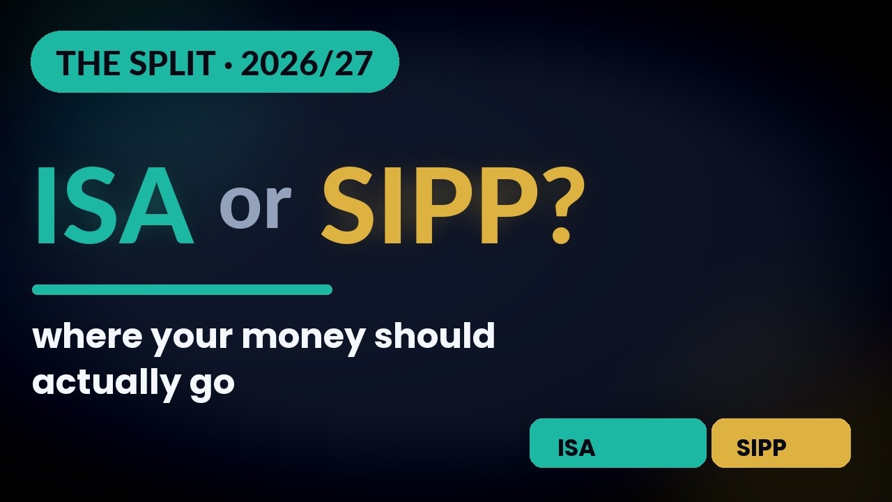 ISA против SIPP (2026/27): Как на самом деле разделить свои деньги (Великобритания)