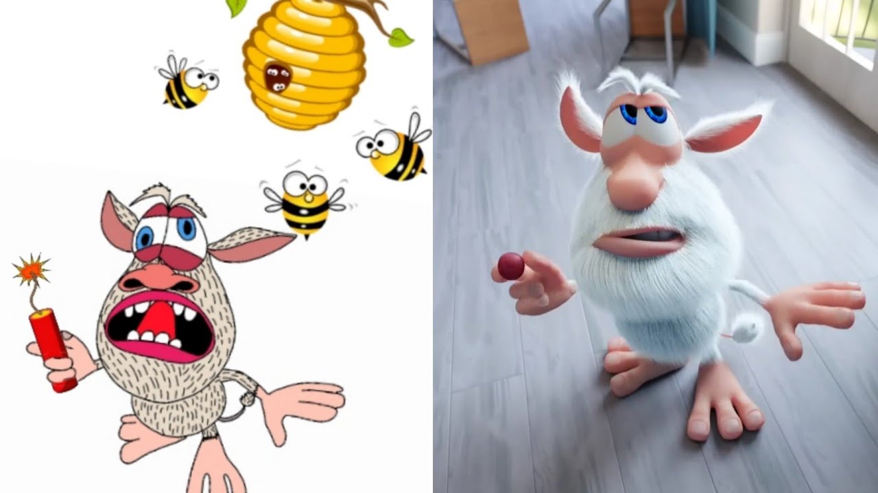 Laugh with Booba Bubble Gum - Grapes Funny Drawing Meme🤣🤣 | Funny Cartoon Compilation video