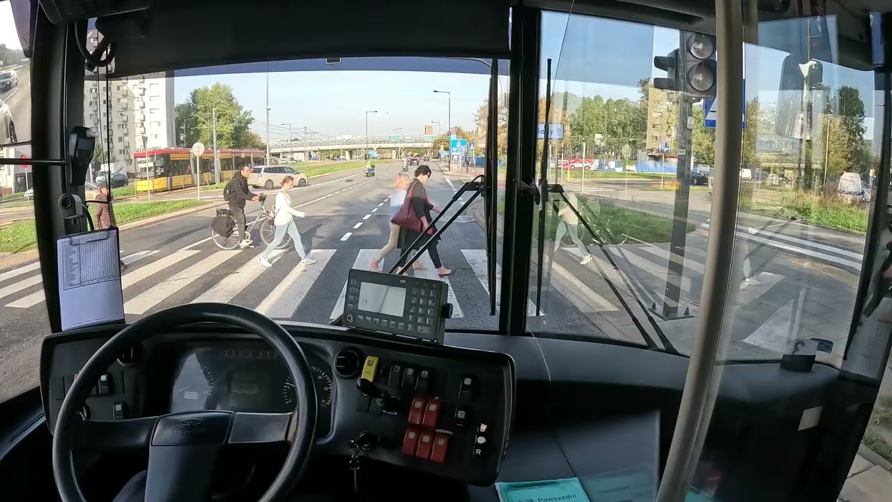 Autobusem po Warszawie 10 - Linia 303 - Solaris Urbino 12 III #1400 MZA Warszawa