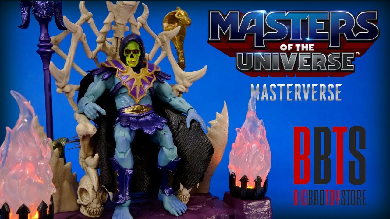 Обзор фигурки Mattel «Властелины вселенной: Мастерверс Скелетор с троном»