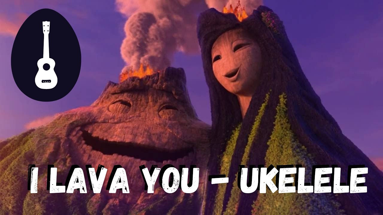 🌋I LAVA YOU  - ¿Cómo tocarla en UKELELE? 💙 - versión ESPAÑOL