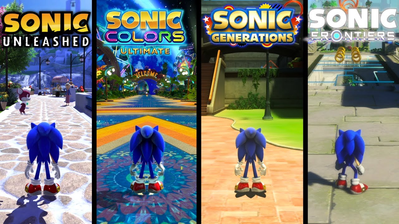 SONIC DANS DIFFERENTS JEUX SONIC 3D