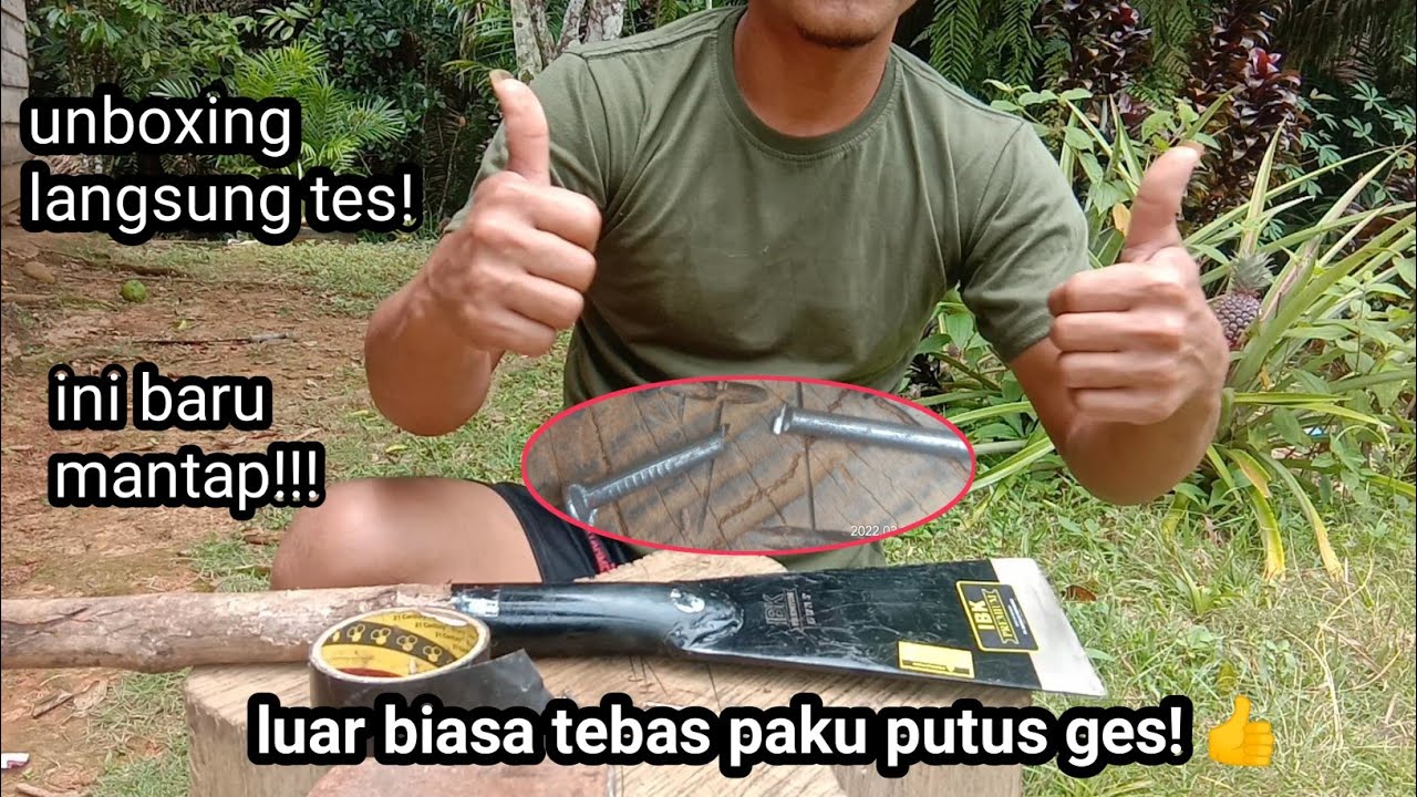 dodos kualitas baja terbaik IBK premium ( unboxing lansung tes tebas paku) chisel for palm oil