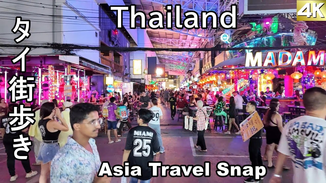 【４K】Asia Travel Snap /  Thailand  /  アジア街歩き
