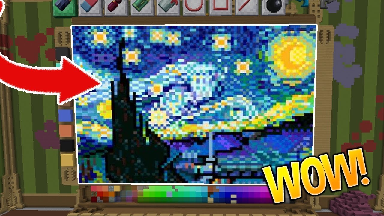 WORK OF ART (Minecraft Pixel Painters)