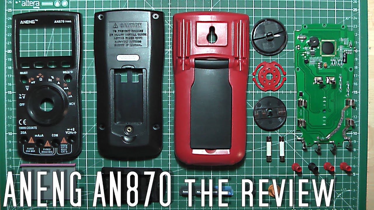 Review & teardown Aneng AN870  from banggood.com compared with AN8008 and UNI-T 61E