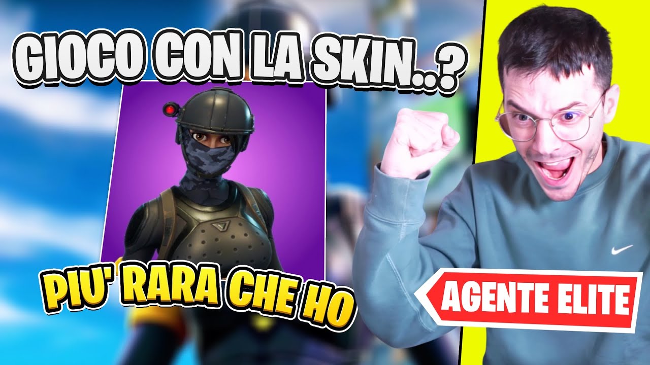 GIOCO Con la SKIN...? *Piu' RARA Che HO* su Fortnite #fortnite #fortniteita #smi_ii
