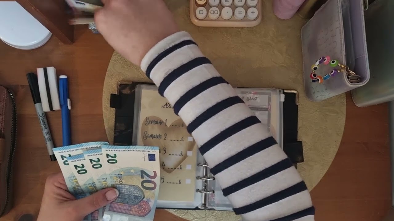 Remplissage des enveloppes de Février 2026 ( Désolé pour le petit retard)