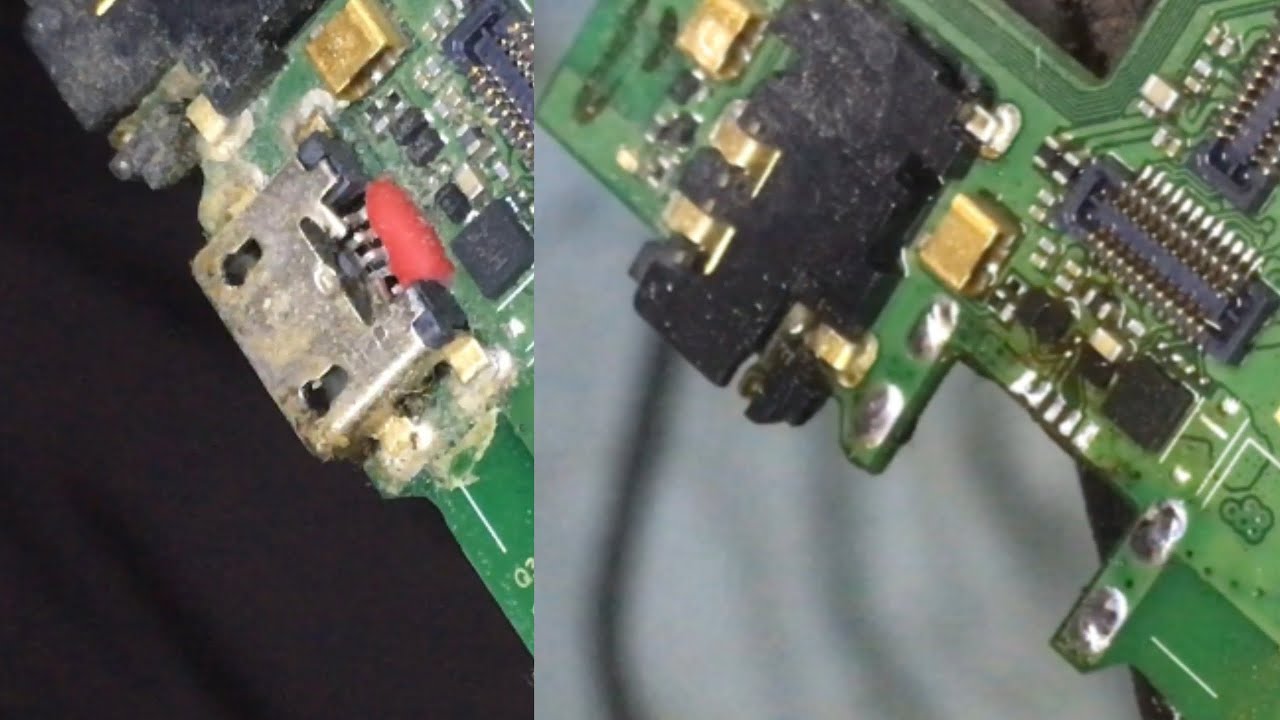 Qmobile i5.5 charging jack replacement #jumper #port