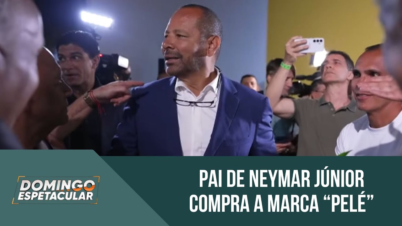 Pai de Neymar adquire a marca Pelé e ressalta objetivo de aproximar legado do Rei à imagem do filho